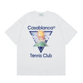 Casablanca Tennis Club Sun & Court T-Shirt - White