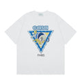 Casablanca Paris Wave & Crocodile Graphic T-Shirt - White