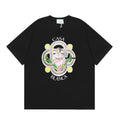 Casablanca Ornate Crest & Figure T-Shirt - Black