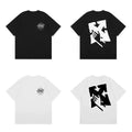 Off-White Skeleton Hand Arrow Cross Print Short Sleeve T-Shirt