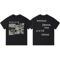 Enfants Riches Déprimés "Enfants" Photo Collage & Back Typography T-Shirt - Black