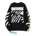 Off-White Black Sketch Diagonal Arrow Crewneck Sweatshirt
