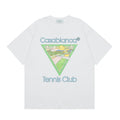Casablanca Tennis Club Triangle Graphic T-Shirt - White