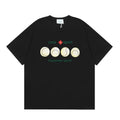 Casablanca Sport Tennis Ball Row T-Shirt - Black