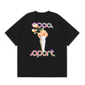 Casablanca Sport Olympic Torch Graphic T-Shirt - Black