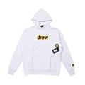 Drew House Logo Pullover Hoodie, White