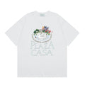 Casablanca Plaza Casa Floral Fountain T-Shirt - White